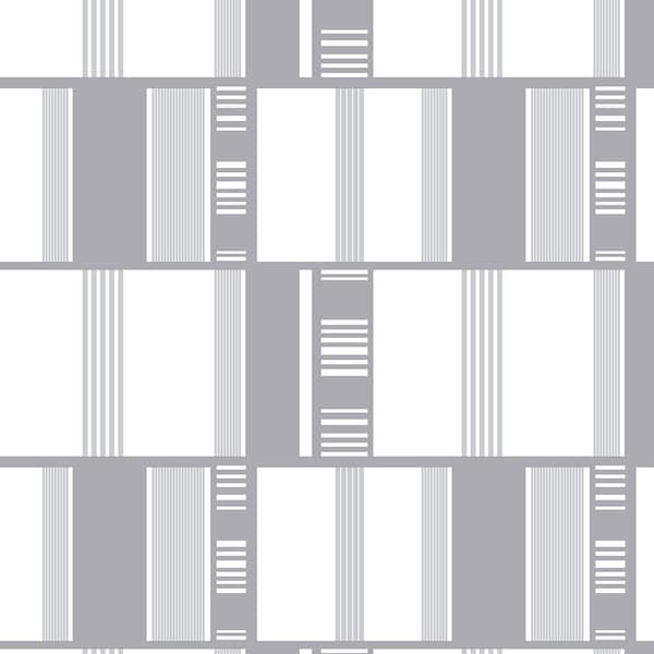 Manhattan Comfort Nashville, Vinyl Grid Lock Wallpaper, 205 In X 33 Ft = 56 Sq Ft Nashville - main